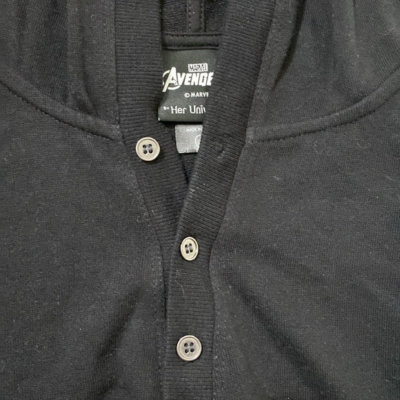 Torrid marvel her universe spirit Jersey style hoodie 3x metallic multicolored - Picture 4 of 6